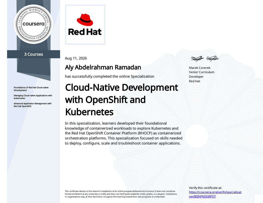 Cloud-Native Development with OpenShift and Kubernetes